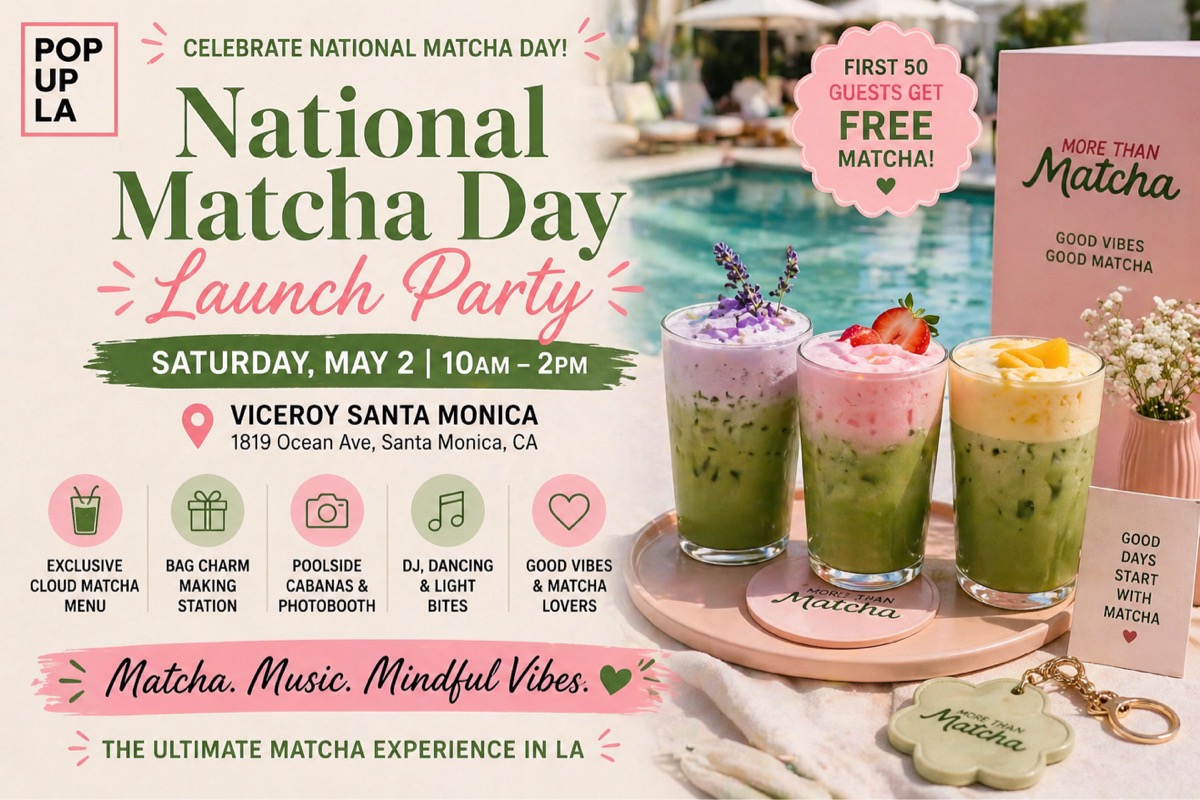 National Matcha Day Launch Party Viceroy X More than Matcha