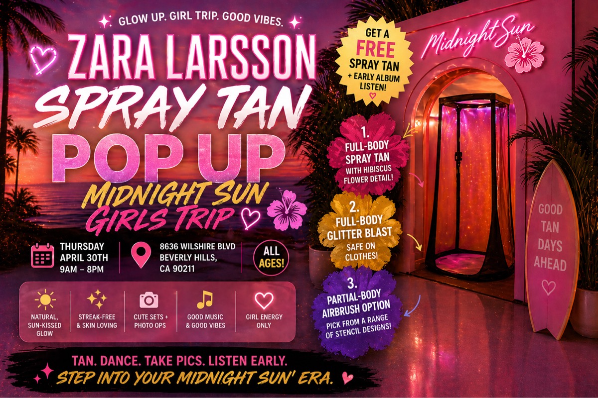 Los Angeles Midnight Sun: Girls Trip A Spray Tan Pop-Up