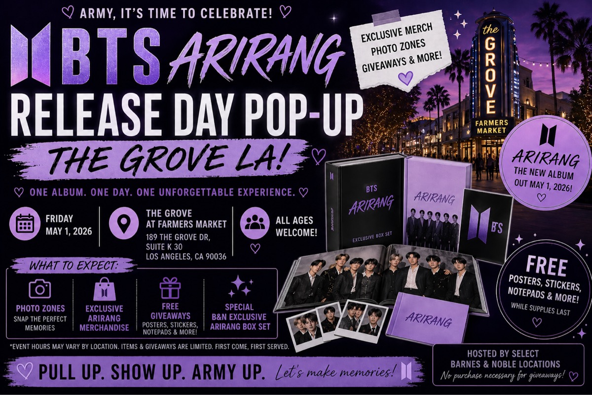 BTS Release Day Pop Up