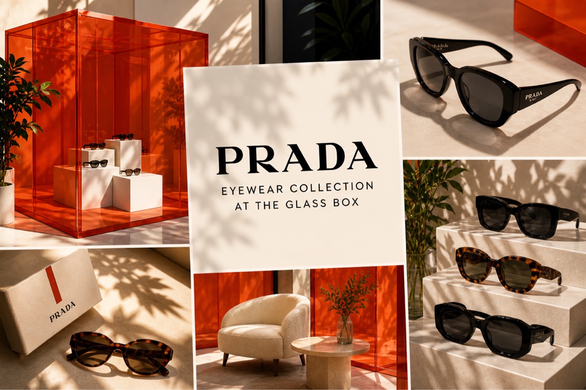 PRADA EYEWEAR COLLECTION AT THE GLASS BOX