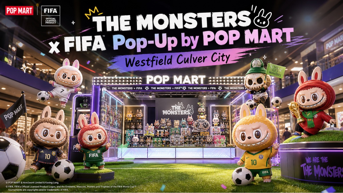 THE MONSTERS x FIFA Pop-Up by POP MART