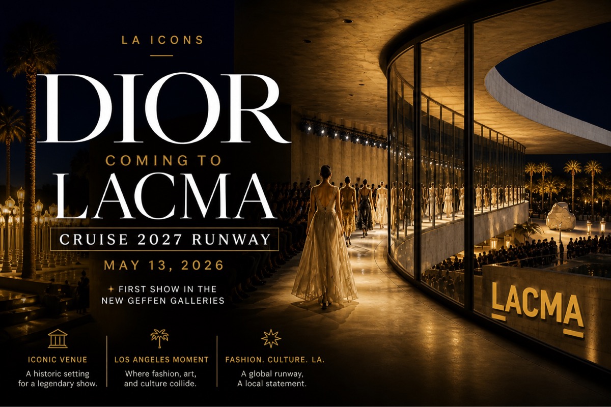 Dior Cruise 2027 Runway at LACMA