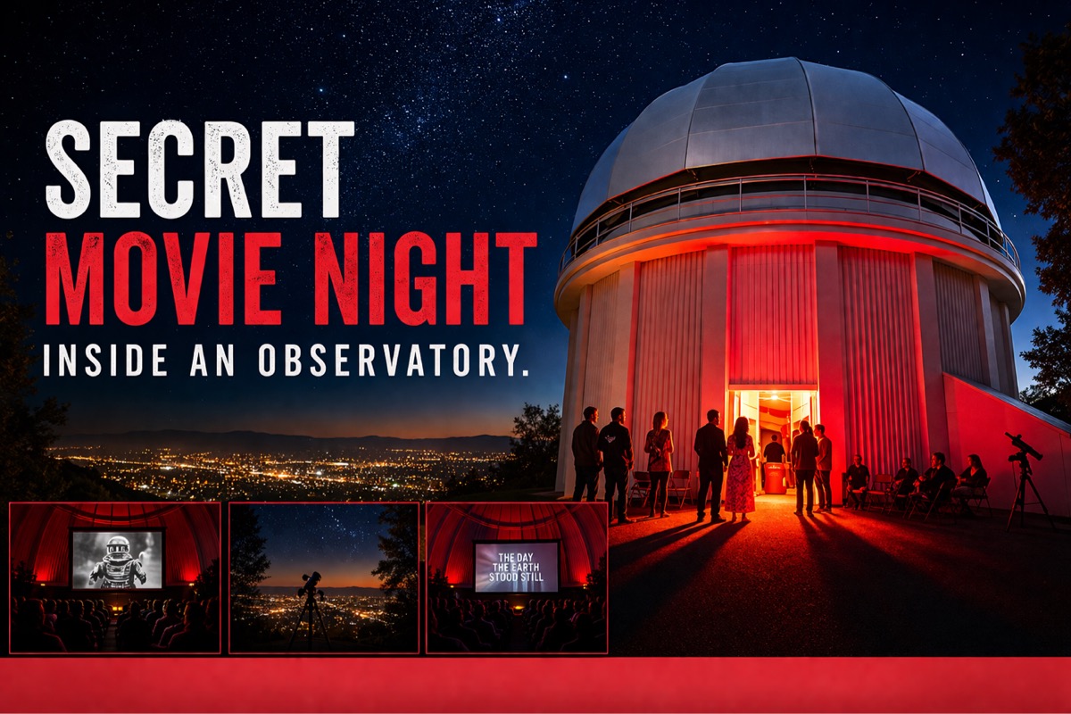 Secret Movie Night In Observatory