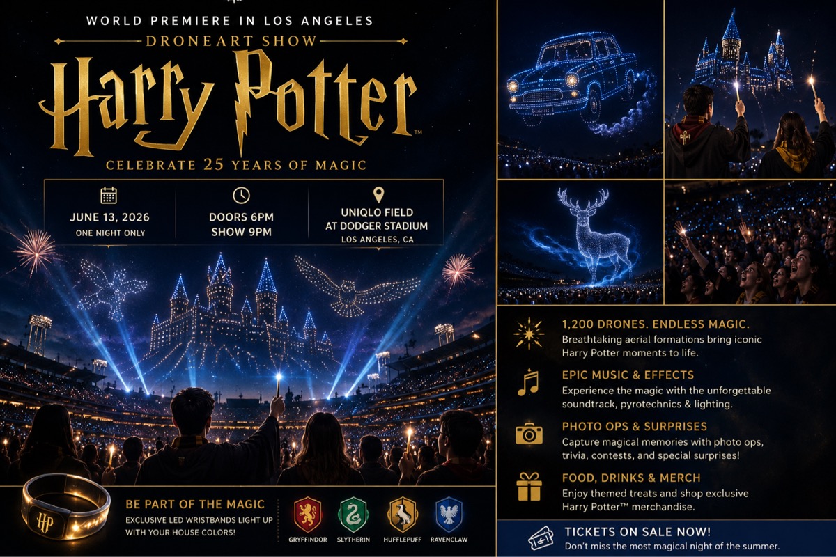 HARRY POTTER™ DRONEART SHOW ⚡🪄
