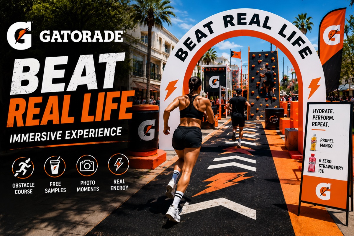 Gatorade Beat Real Life Immersive Experience