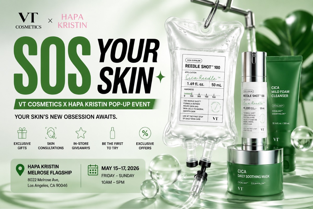 VT Cosmetics x Hapa Kristin “SOS Your Skin” Pop Up