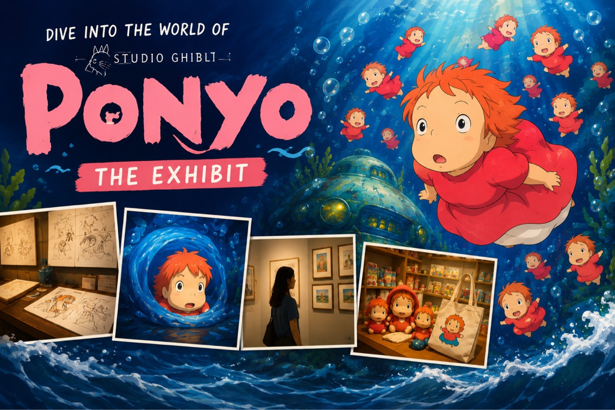 ponyo exhibit at the academy museum