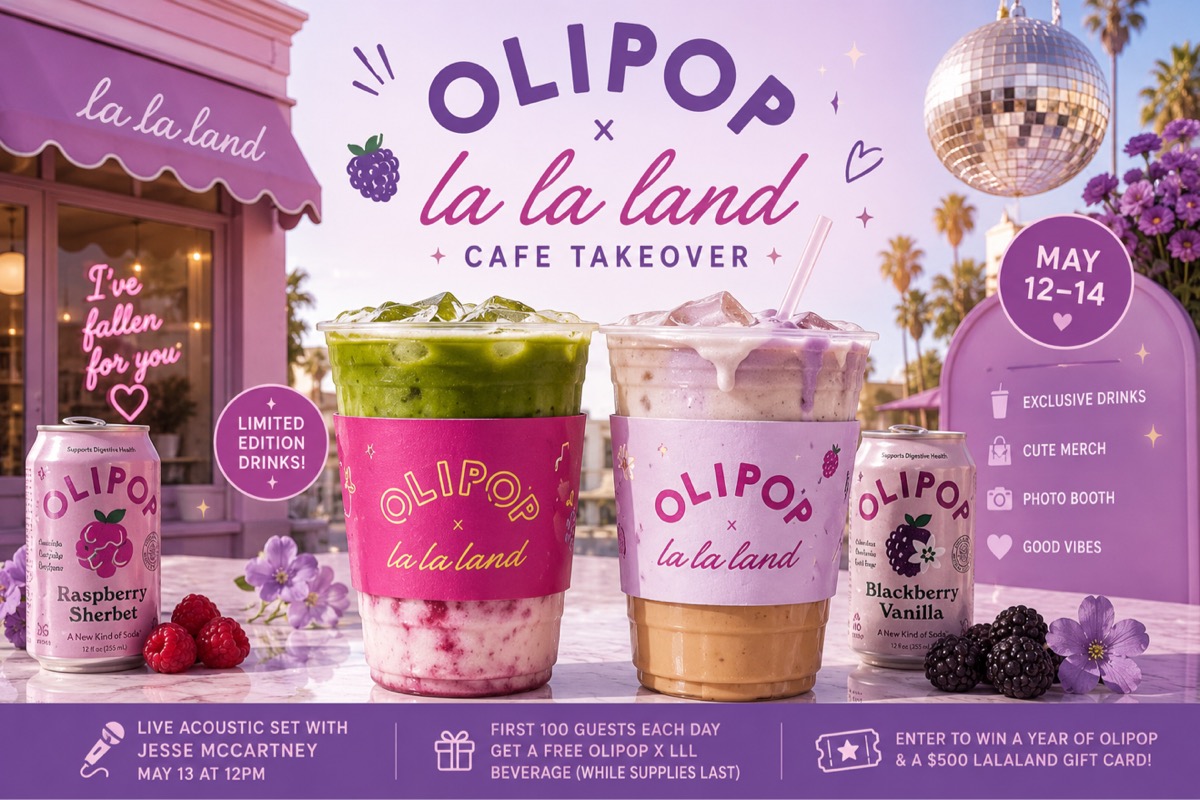 OLIPOP x La La Land Cafe Takeover ✨