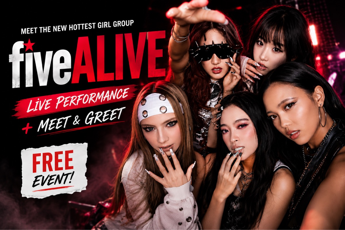 Kollab fiveALIVE Live Performance & Meet + Greet