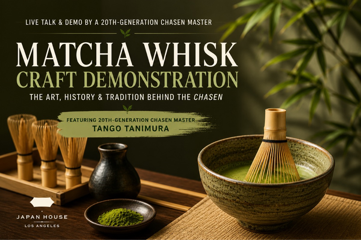 Matcha Tea Whisk | 20th Generation Chasen Master Tango Tanimura