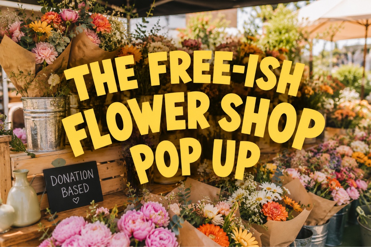 🌼 THE FREE-ISH FLOWER SHOP POP UP