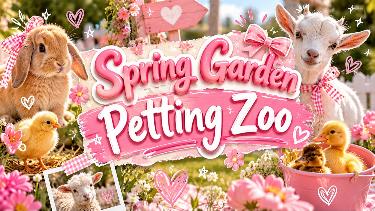 Free Spring Garden Petting Zoo!