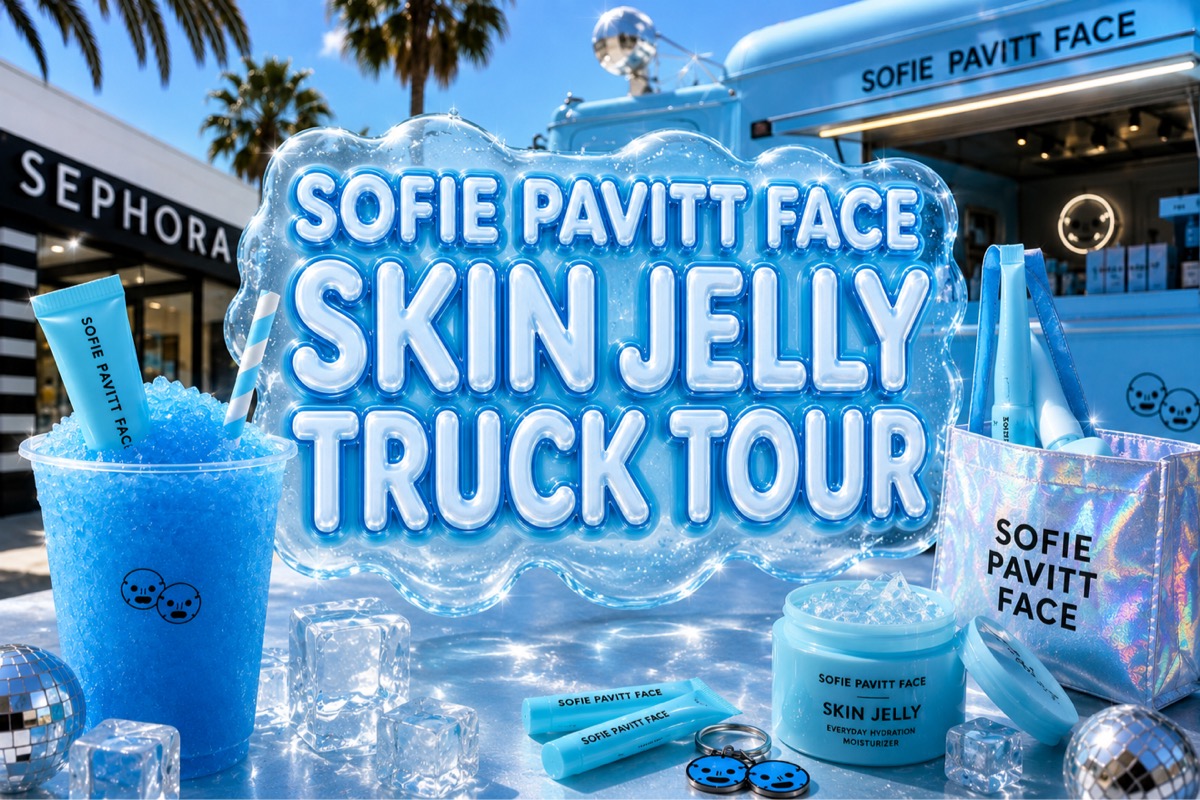 Sofie Pavitt Face Skin Jelly Truck Tour