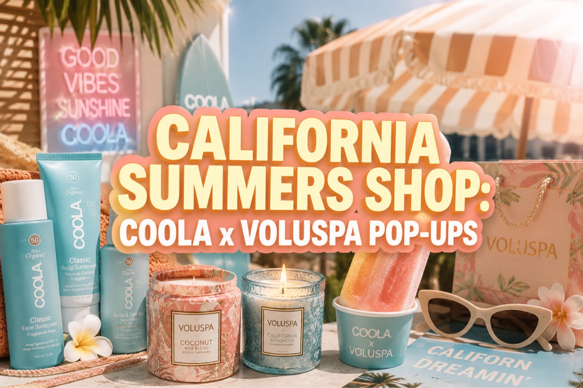 California Summers Shop: COOLA x Voluspa Pop-Up 🕯️