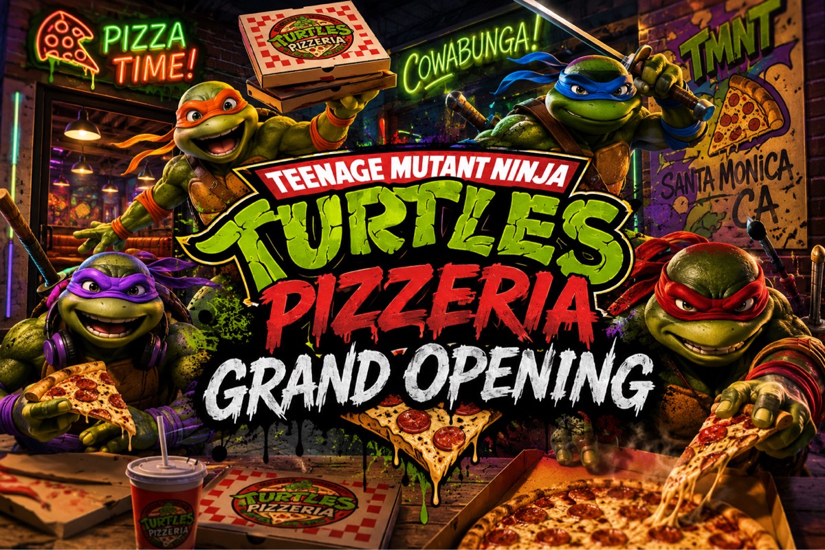TEENAGE MUTANT NINJA TURTLES PIZZERIA GRAND OPENING