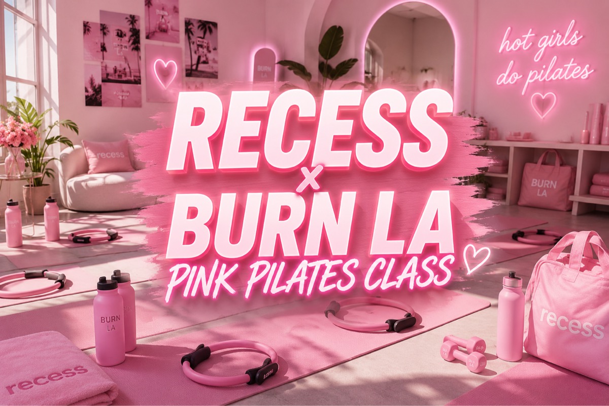 RECESS x BURN LA PINK PILATES