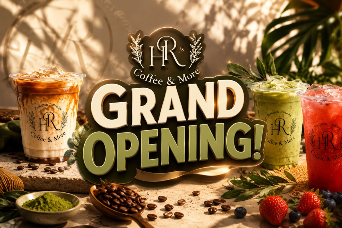 Ramallah Coffee & More Grand Reopening