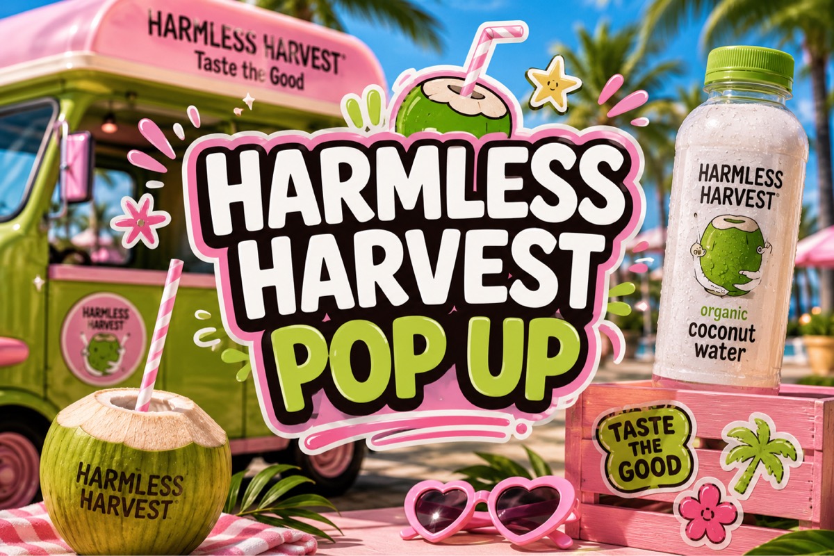 Harmless Harvest Pop Up