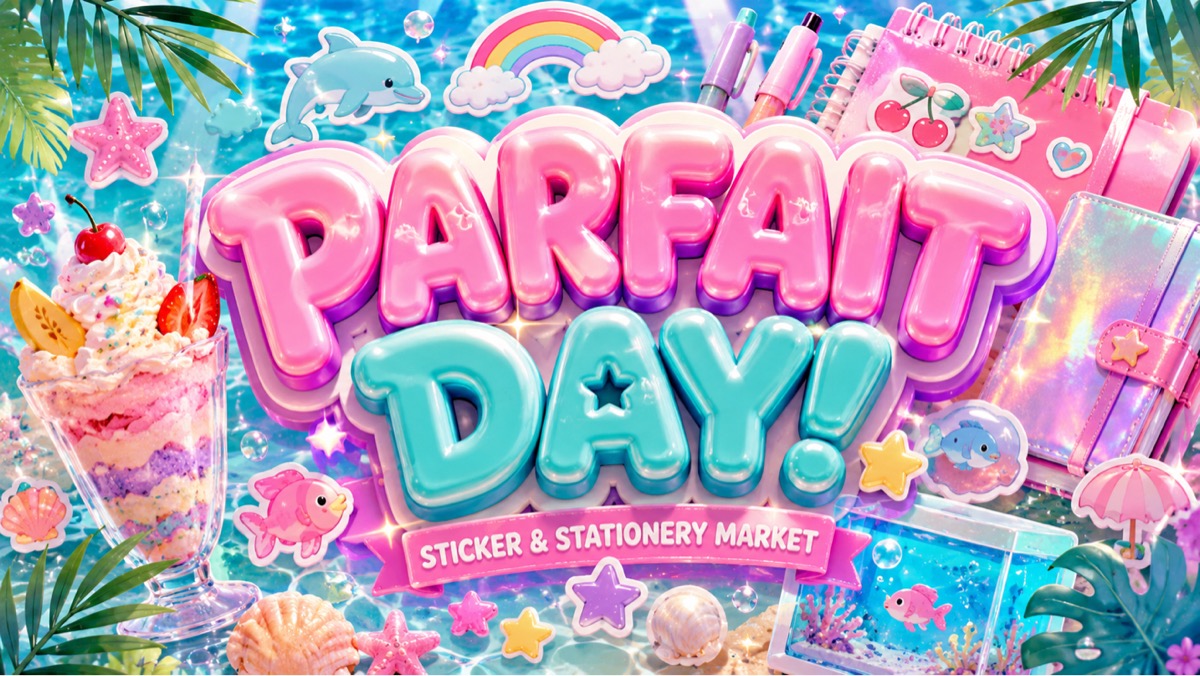 PARFAIT DAY: SPARKLING SUMMER STICKER & STATIONERY MARKET